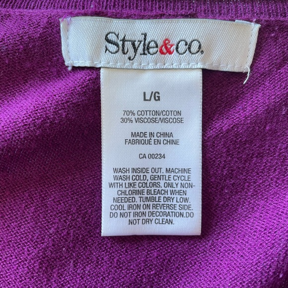 Style & co. Magenta Sweater - Picture 3 of 3